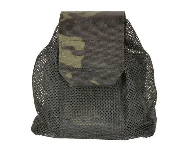 Foldbar mesh-dumplomme, laser-cut – Multicam Black - Bild 1