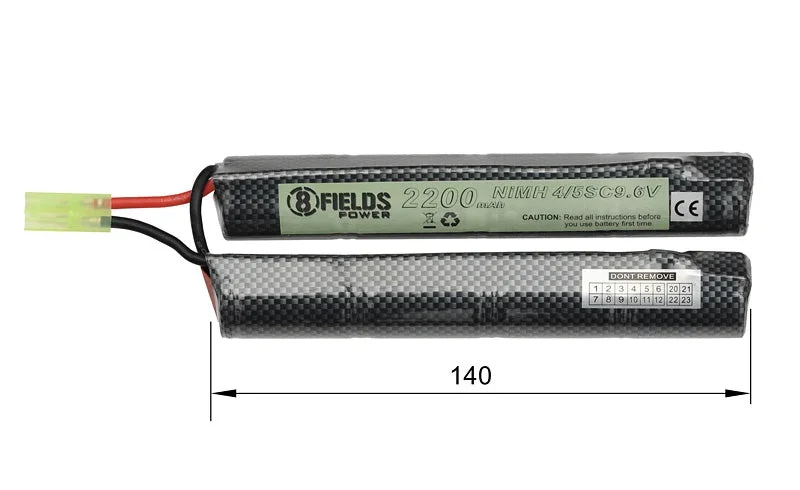 Batteri VB-NiMH 4/5SC 9,6 V 2200 mAh – SF large type - Bild 2