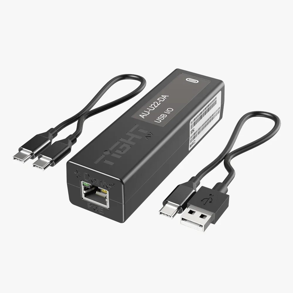 Dante 2×2 USB Adapter – Tight AV AU-U22-DA Dante 2×2 USB Adapter – Tight AV AU-U22-DA