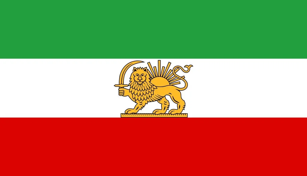 Iran Lejon flagga - innan revolutionen, Safavider