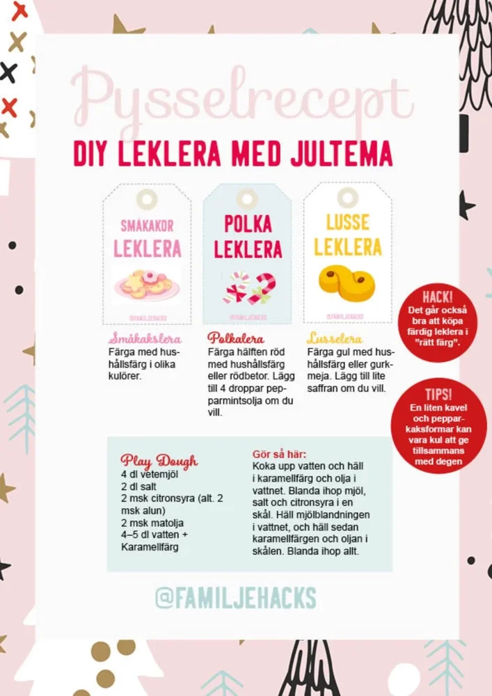 Etiketter: Leklera jultema