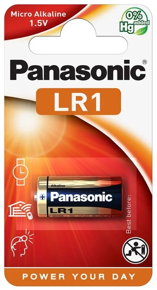 Panasonic LR1 Alkaline Batteri 1,5V – 1 stk. Panasonic LR1 Alkaline Batteri 1,5V – 1 stk.