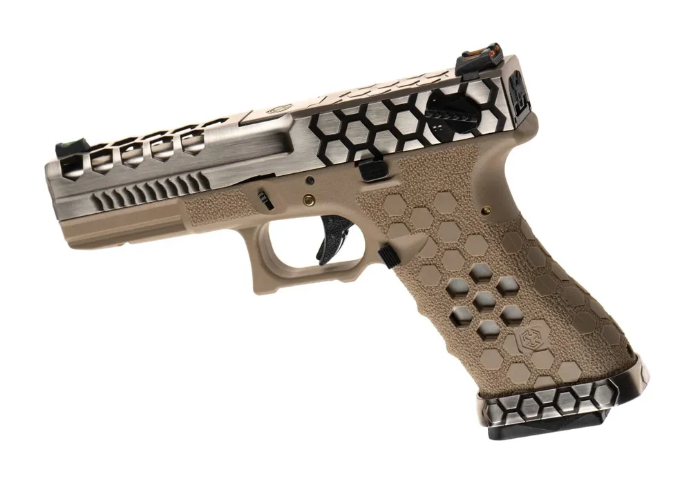 AW Custom VX0210 Hex Cut Full Metal GBB - FDE - Bild 2