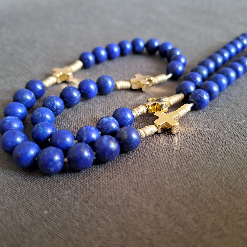 Lapis Lazuli Rosenkrans - Bild 3