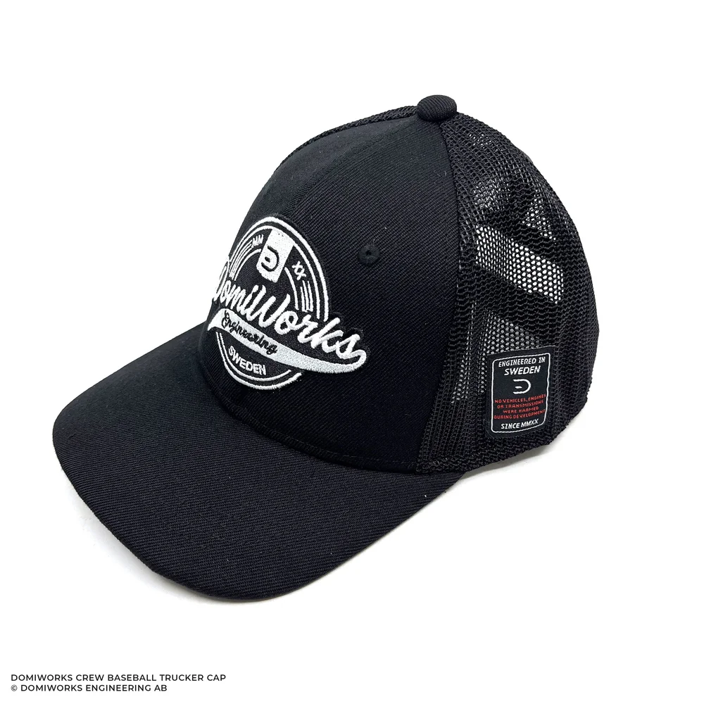 DomiWorks Crew Svart Snapback Trucker Cap - Bild 2