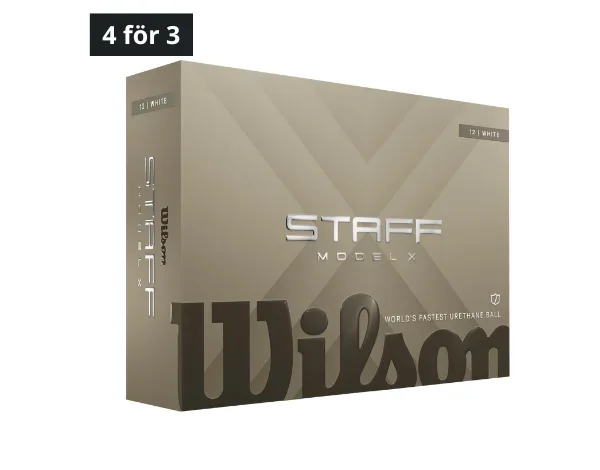 Wilson Staff Model X – White 12-pack Golfbollar