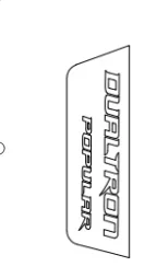 Front Fork Cover Sticker_Left For Minimotors Dualtron Popular (Single/Dual) - Bild 2