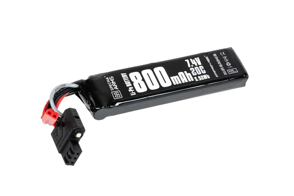 Battery Li-Po Specna Arms x Gens Ace 800 mAh 20C 7.4V JST G-Tech - Bild 2