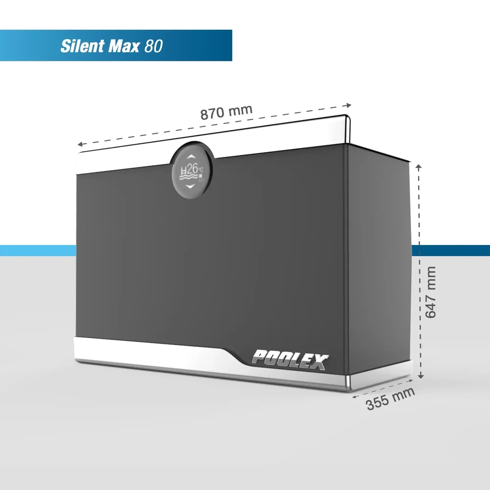 Poolex Silent Max – Ultra tyst Full Inverter poolvärmepump med WiFi - Bild 3