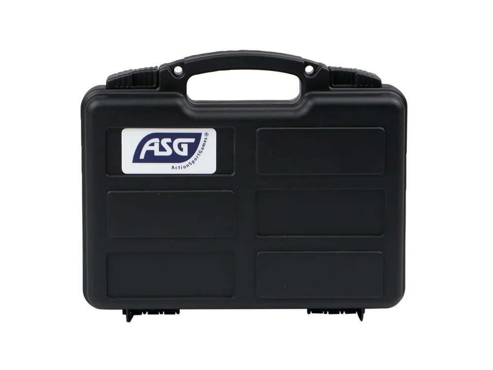 ASG plastic pistol case, 31×25.6x8cm, Sort ASG plastic pistol case, 31×25.6x8cm, Sort