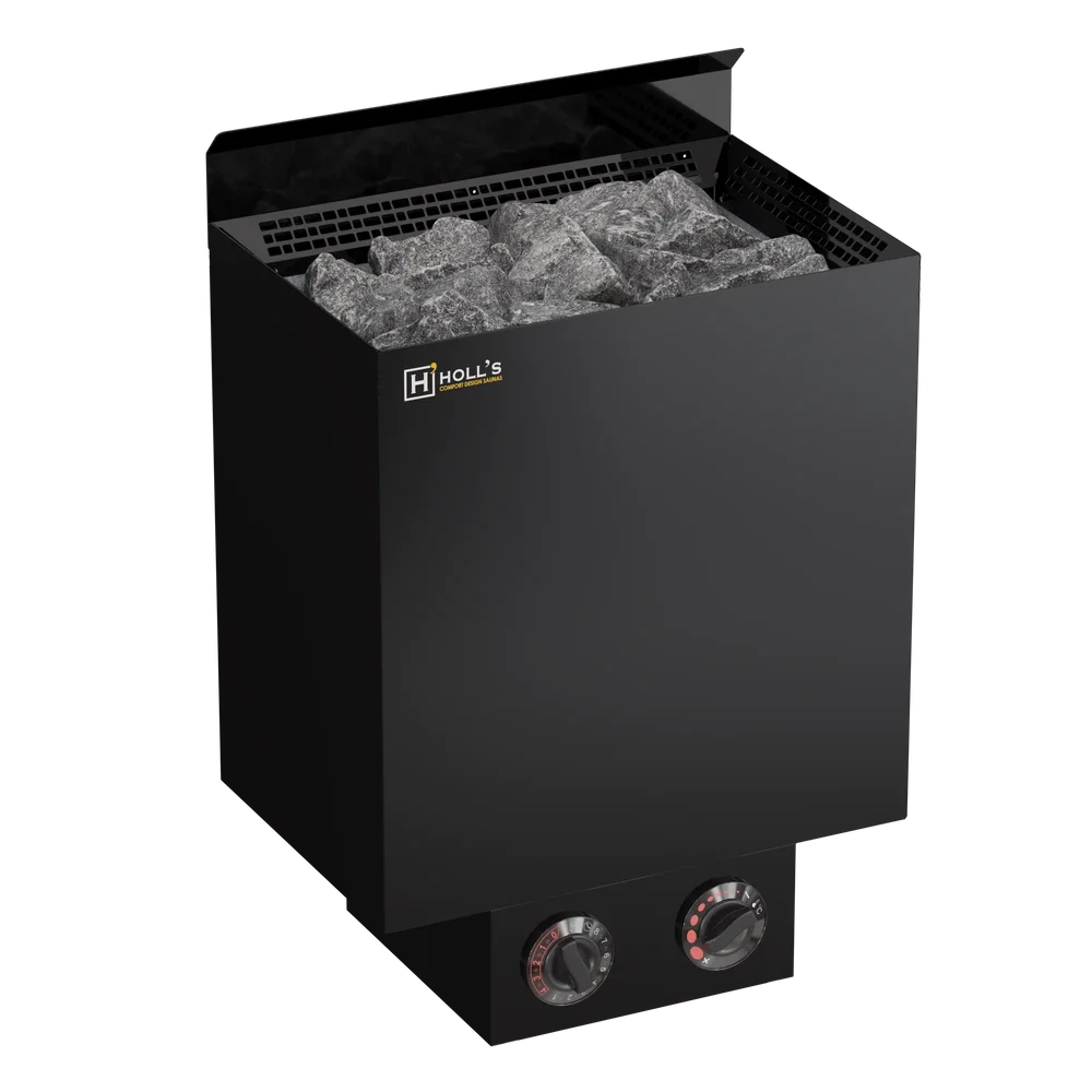 Bastuaggregat HOLL’S VULKANO Black 9 kW Bastuaggregat HOLL’S VULKANO Black 9 kW