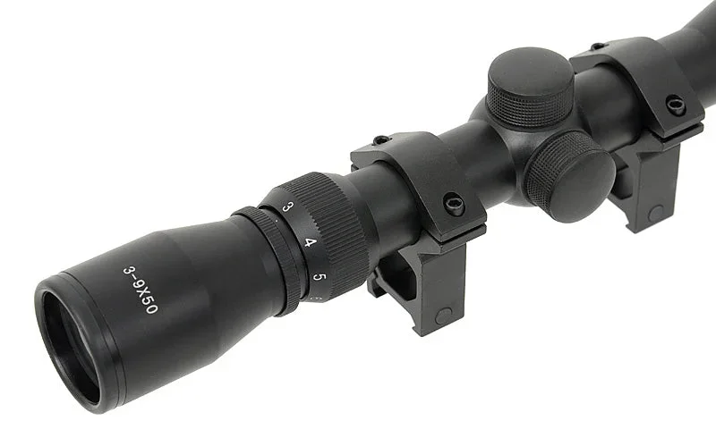 Kikkertsigte 3-9x50 med høje monteringsringe - Bild 3