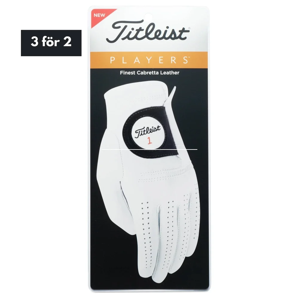 Titleist Players White Herr Golfhandskar Herr Titleist Players White Herr Golfhandskar Herr