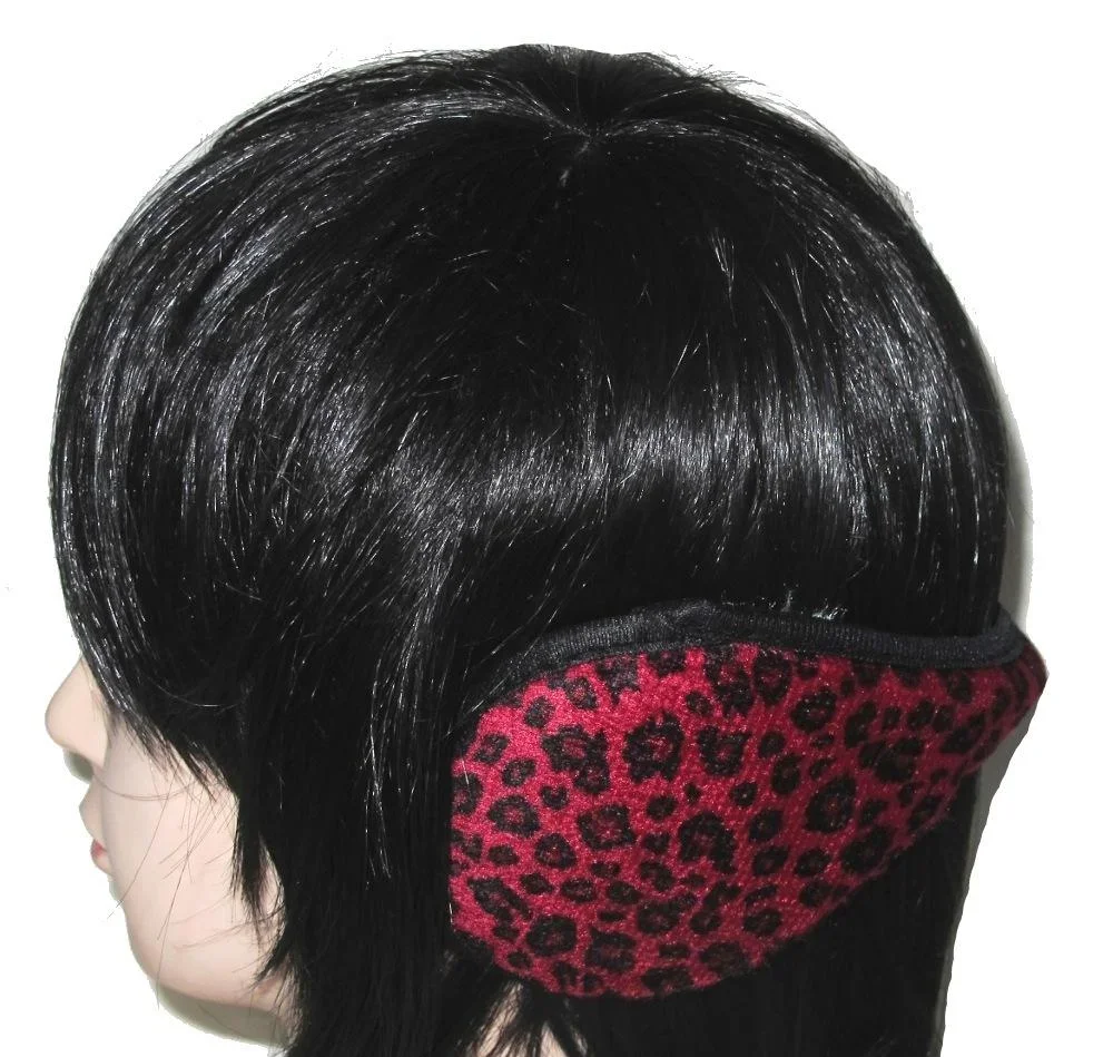 Leopard röda öronmuffar - Bild 2