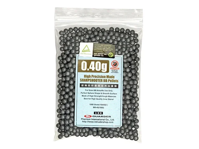 Højpræcisions BB-kugler 0,40 g – 1000 stk. i pose - Bild 2