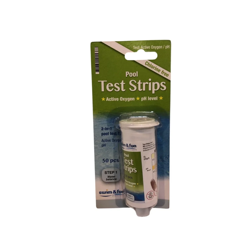 Teststickor Aktiv syre pH 50 st Swim & Fun - Bild 2