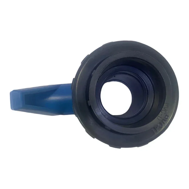 PVC Ventil 50mm SCP blå - Bild 3