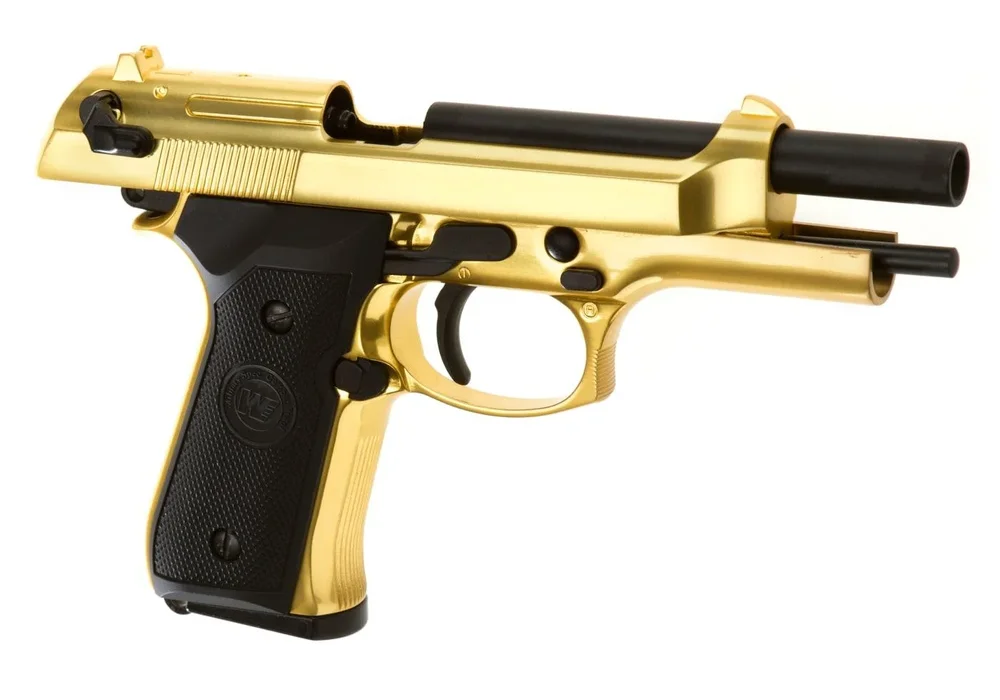 WE M9 Full Metal GBB - Gold - Bild 2