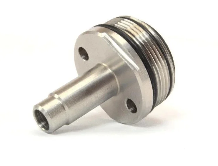 AirsoftPro CNC Stainless Steel Cylinder Head STRAIGHT for VSR - Bild 1