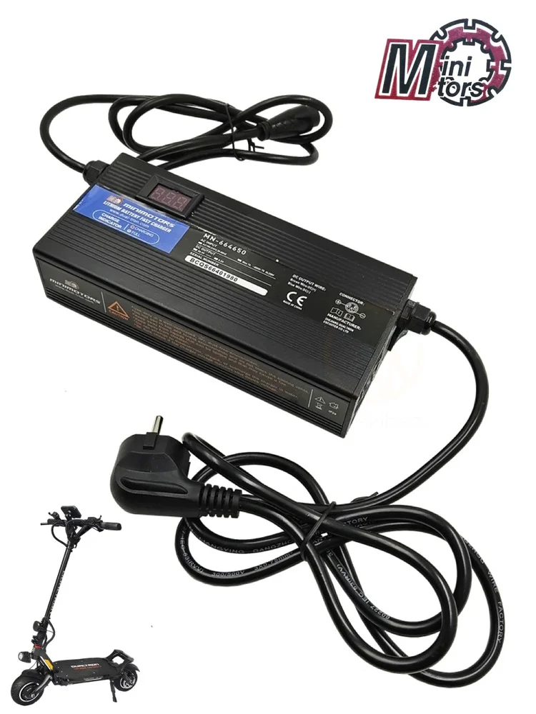 Dualtron 66.4V 6.5A Snabbladdare Med Display KN Port - Bild 2