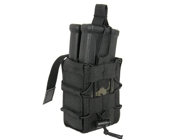 MOLLE Double Speed riffelmagasinlomme – Multicam Black - Bild 2
