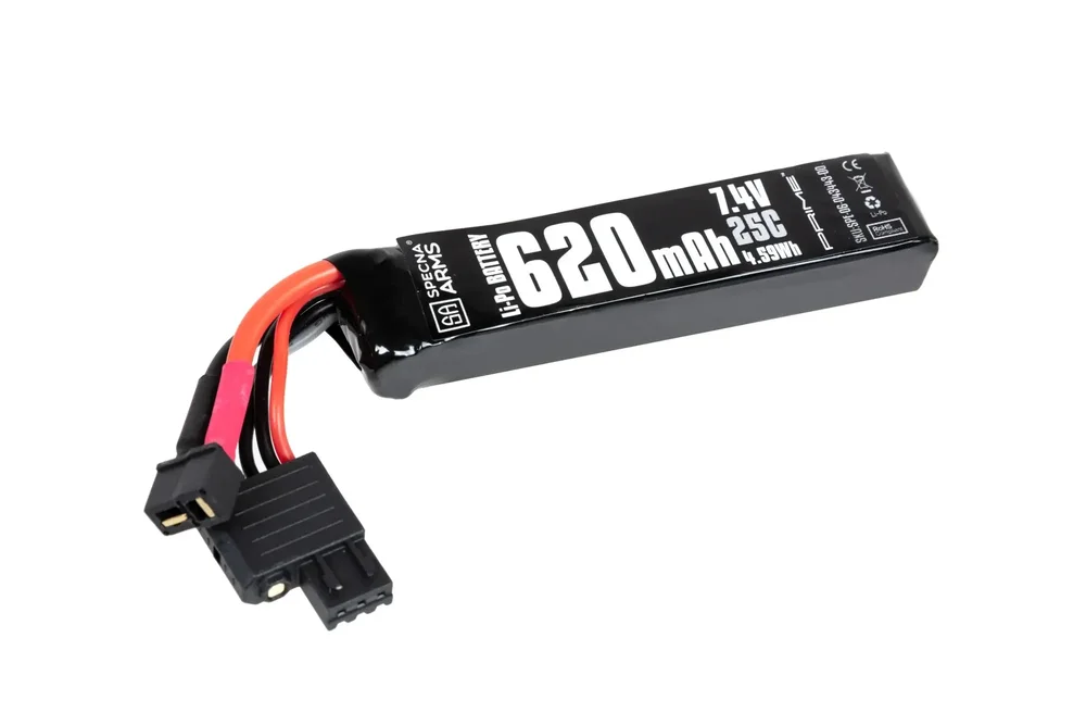 Li-Po battery Specna Arms x Gens Ace 620 mAh 25C 7.4V T-Deans mini G-Tech - Bild 2