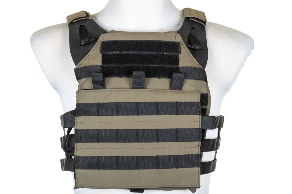 Specna Arms Tactical Plate Carrier type waistcoat with assault panel Ranger Green - Bild 2