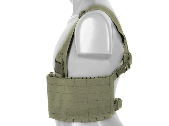 Chest Rig med to lommer til 6 AR/AK-magasiner, laser-cut – oliven - Bild 3