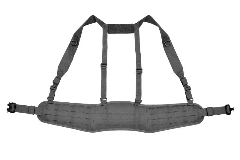 Taktisk patruljebælte med seler, MOLLE laser-cut - Bild 2
