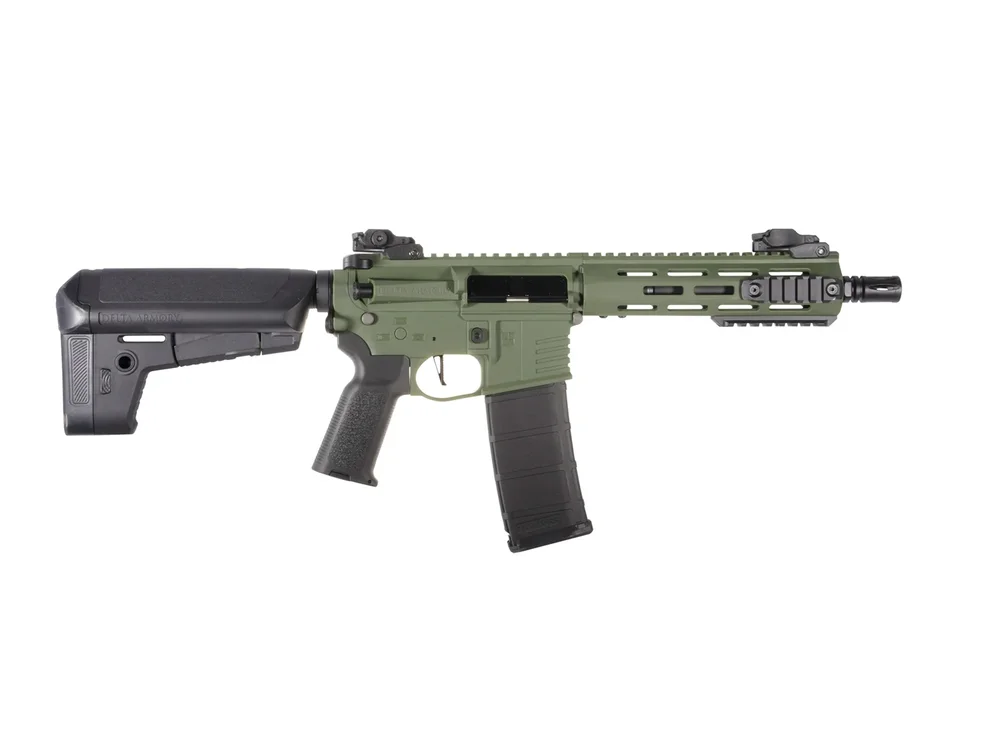 Delta Armory M4 AR15 M-LOK 8" Charlie, Olive - Bild 2