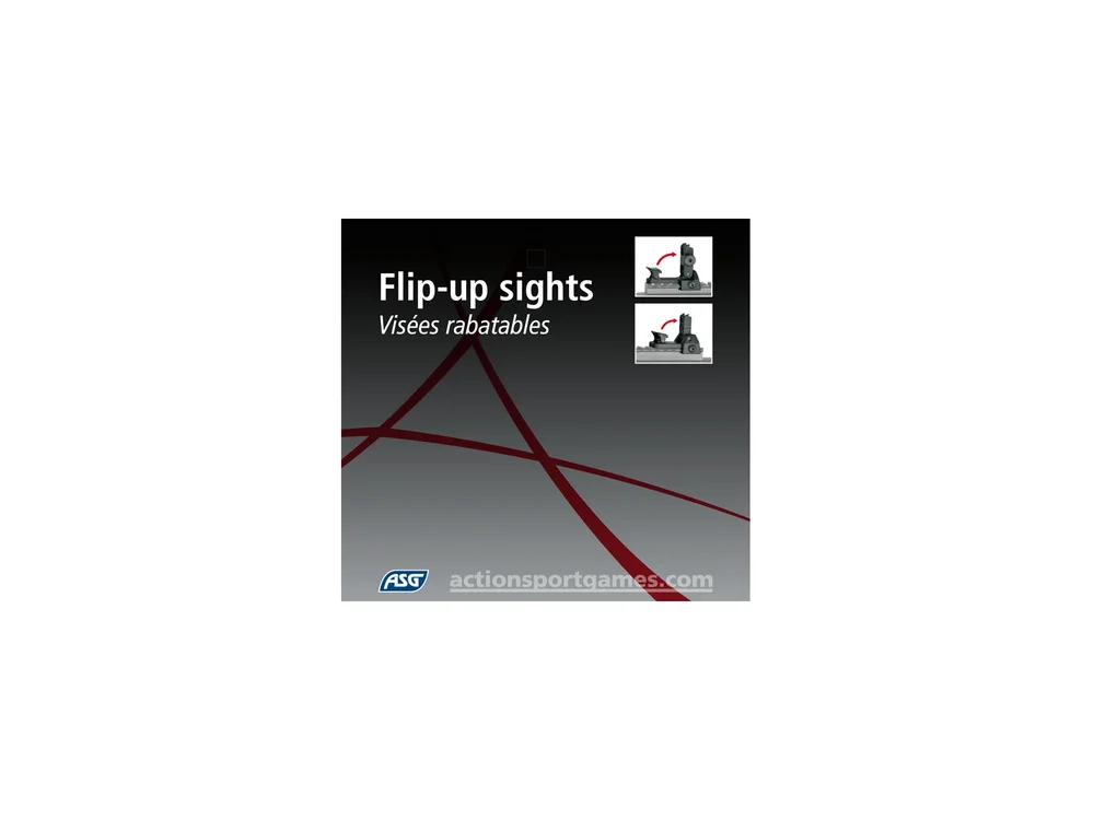 Detachable front and rear flip-up sight - Bild 2