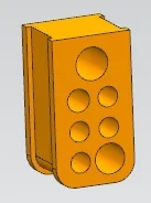 Wire Passing Rubber Protection -1（Rear Deck) For Minimotors Dualtron Popular (Single/Dual) - Bild 2