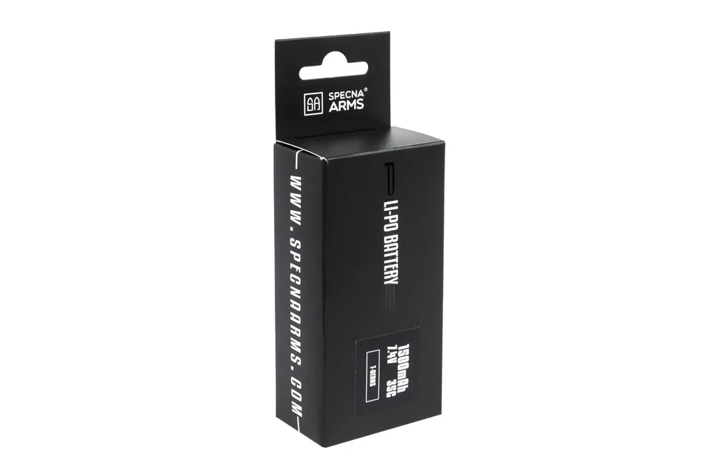 Li-Po battery Specna Arms x Gens Ace 1500 mAh 35C PEQ 7.4V T-Deans G-Tech Li-Po battery Specna Arms x Gens Ace 1500 mAh 35C PEQ 7.4V T-Deans G-Tech