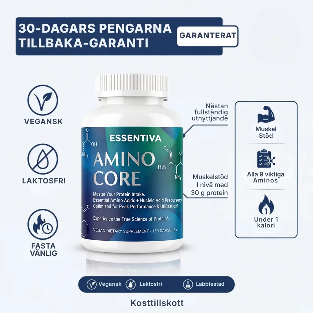Essentiva® 30g protein i en enda tablett | Förenkla ditt proteinintag - Bild 1