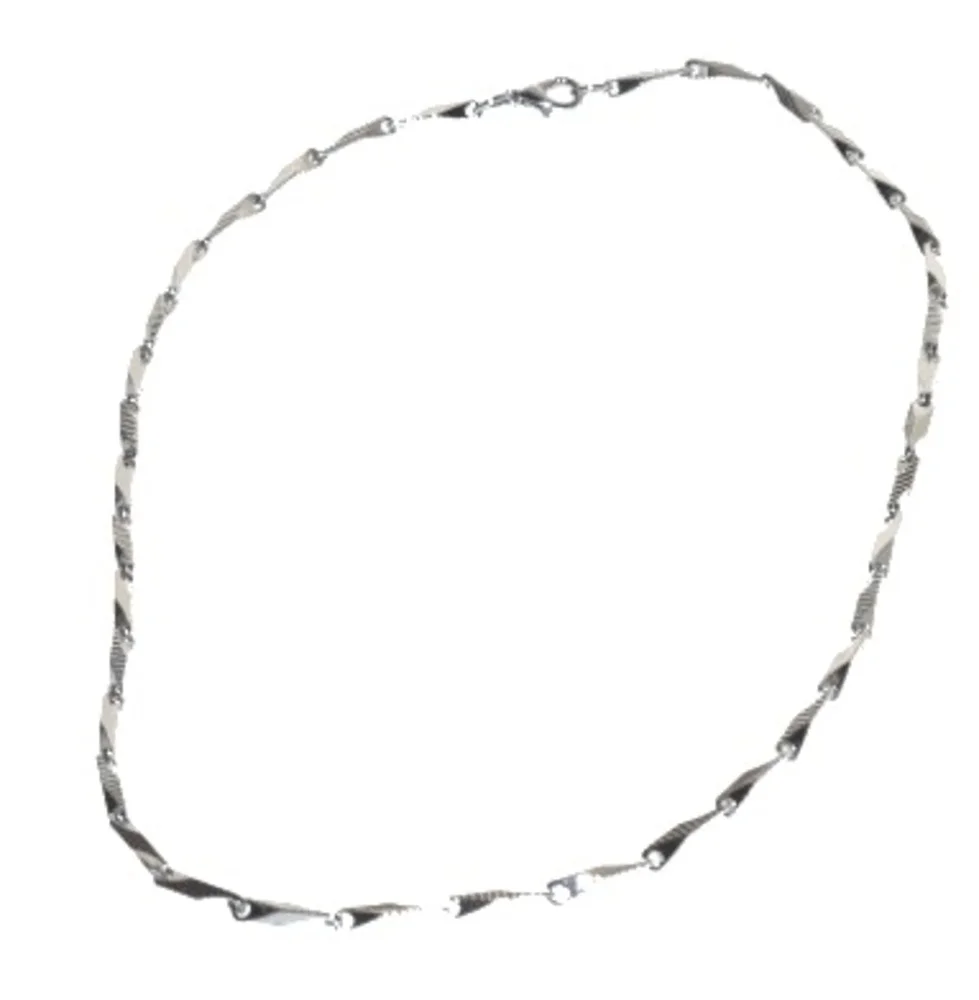 Silverfärgad halsband Majon - Bild 1