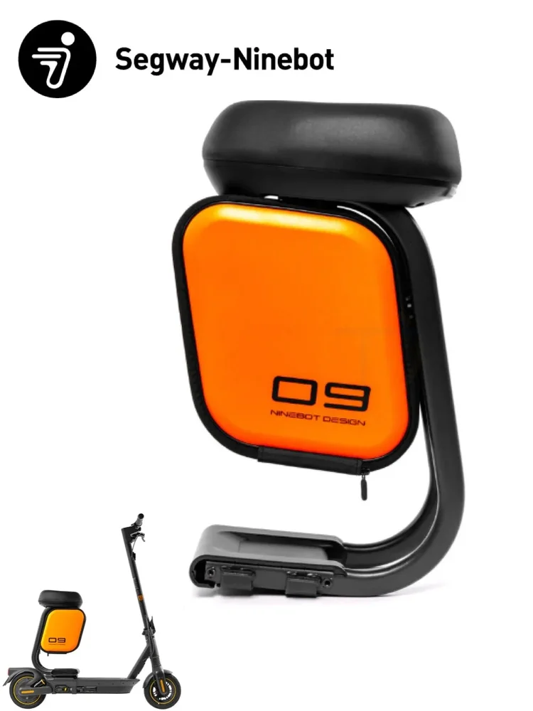 Ninebot MAX G2 G65 Sadel Med Förvaringsväska Svart Orange - Bild 1