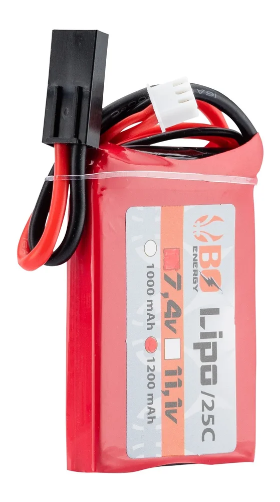 1 stick 2S 7.4V 1200mAh 25C Lipo battery Peq - Bild 2
