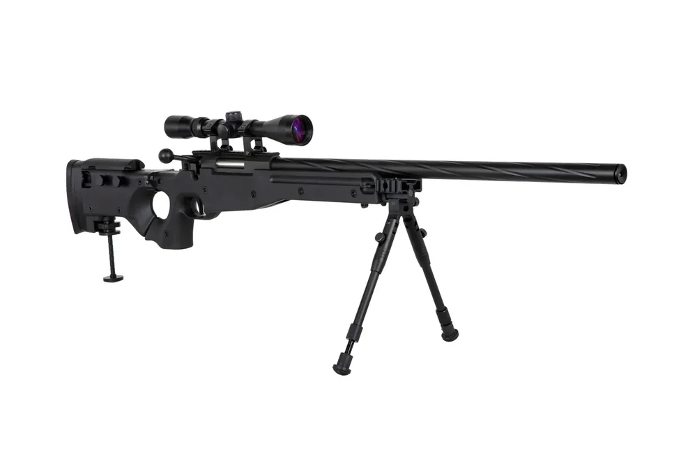 Specna Arms SA-S14 sniper airsoft rifle with scope and bipod Black - Bild 3