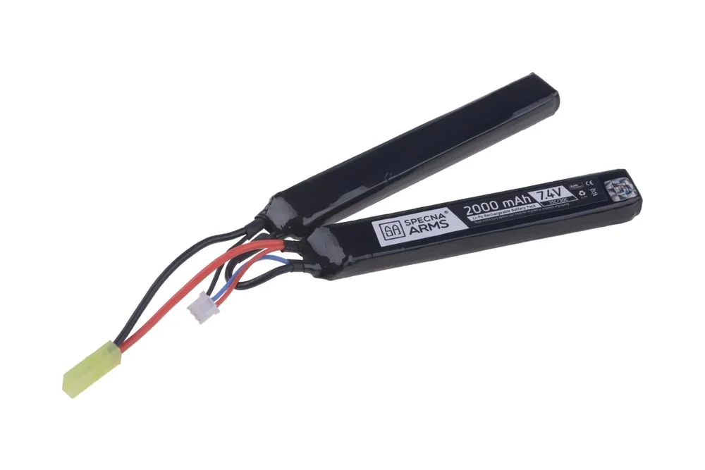 LiPo 7,4V 2000mAh 15/30C Battery – Butterfly Configuration LiPo 7,4V 2000mAh 15/30C Battery – Butterfly Configuration