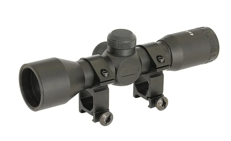 Kompakt kikkertsigte 4x32 med ringe – sort - Bild 3