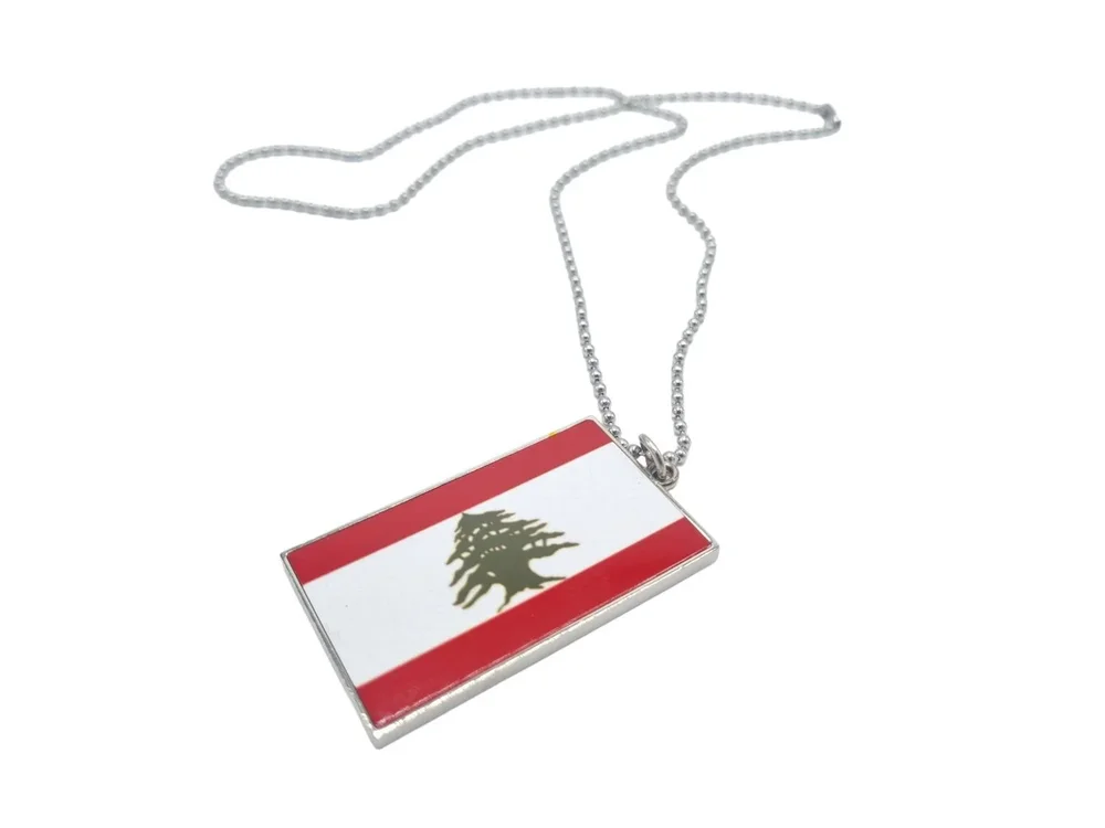 Libanon flagga halsband - Bild 2
