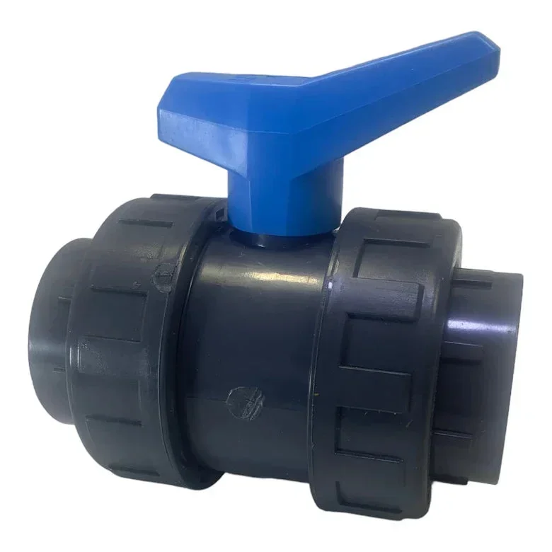 PVC Ventil 50mm SCP blå - Bild 1