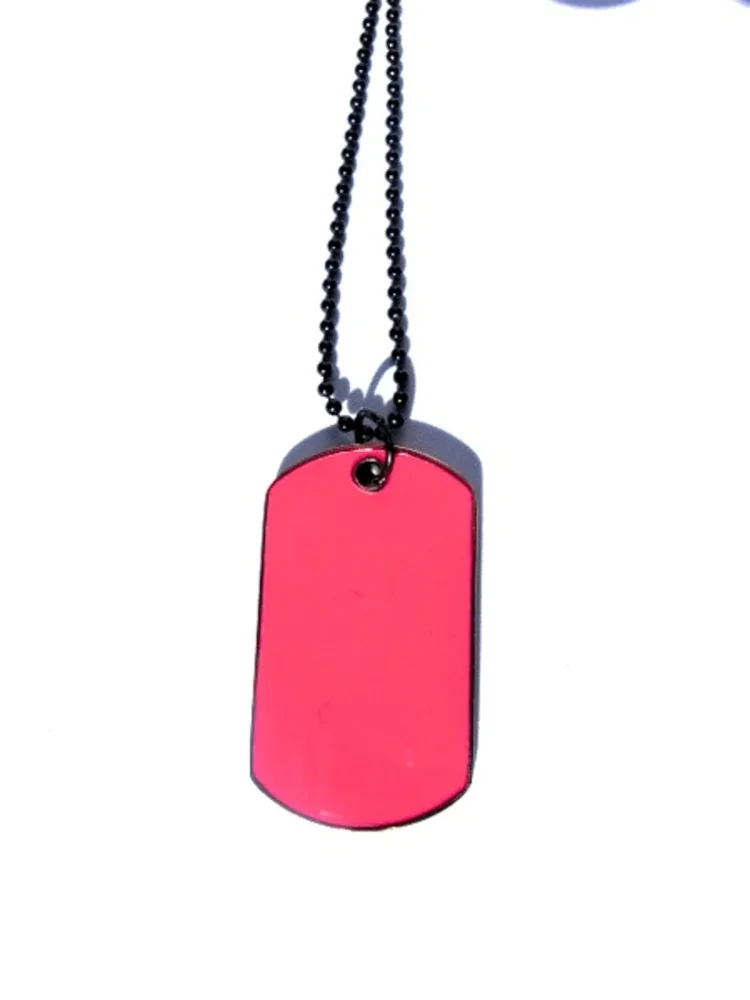 Dog Tag Halsband Rosa - Bild 2