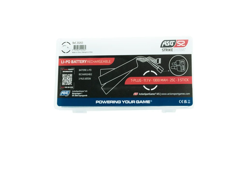 11.1v Li-Po Battery 1300 mAh, 25C, 3 stick, T-Plug - Bild 3