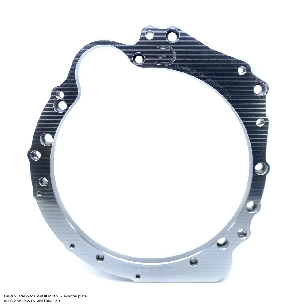 BMW N54 N55 S55 till 8HP70 N57 Adapterplatta BMW N54 N55 S55 till 8HP70 N57 Adapterplatta