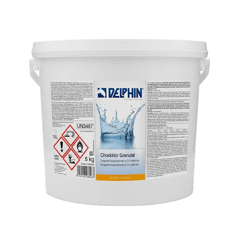DELPHIN Chockklor Granulat 5 kg DELPHIN Chockklor Granulat 5 kg