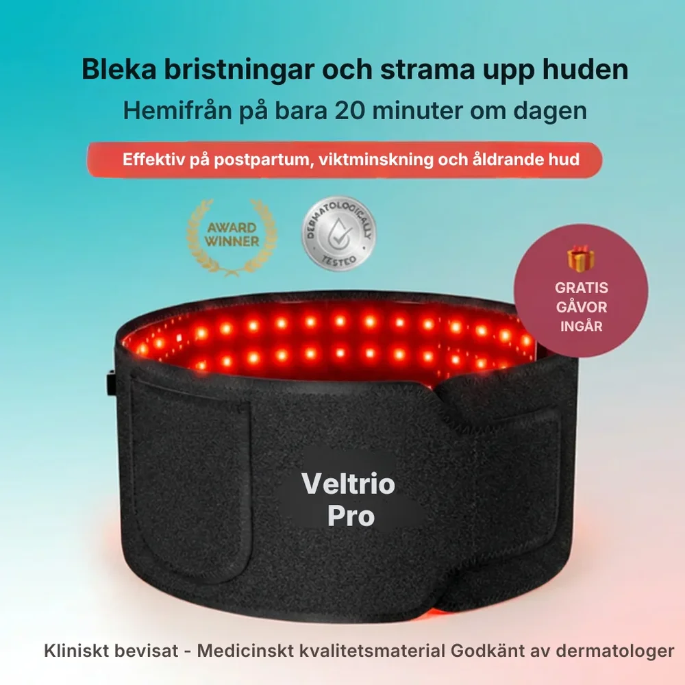Veltrio® Pro | Bälte med rött ljus och vibration - Bild 1