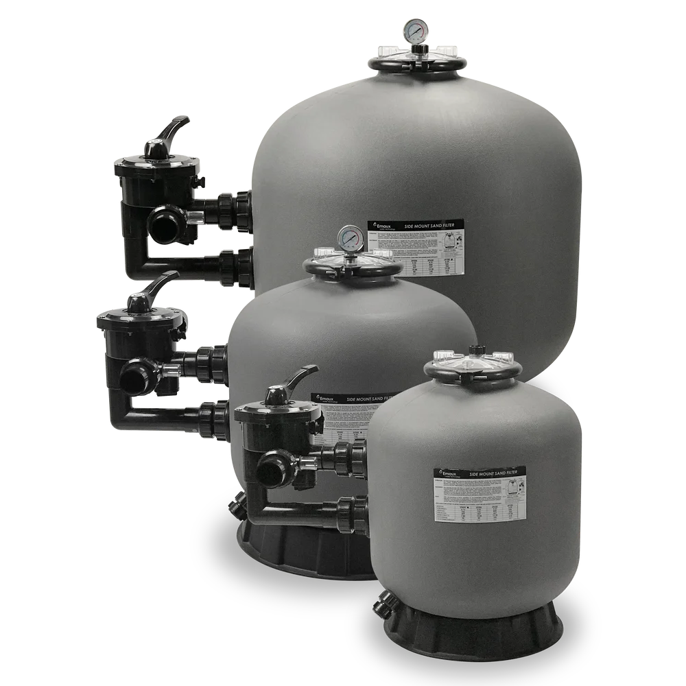 Sandfilter Poolex Opti sidomonterad ventil - Bild 2