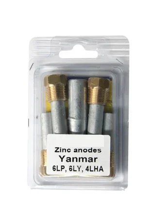 Yanmar anodkit 6LP/6LY/4LH, 119773-92600 , 5 delar, TKITYANMAR6LP/6LY/4LH