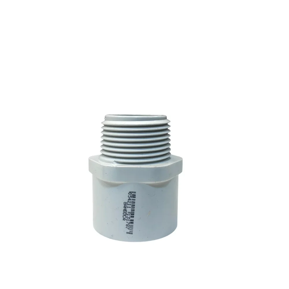 PVC skarvmuff 1" Hane gänga/ hona lim - Bild 1